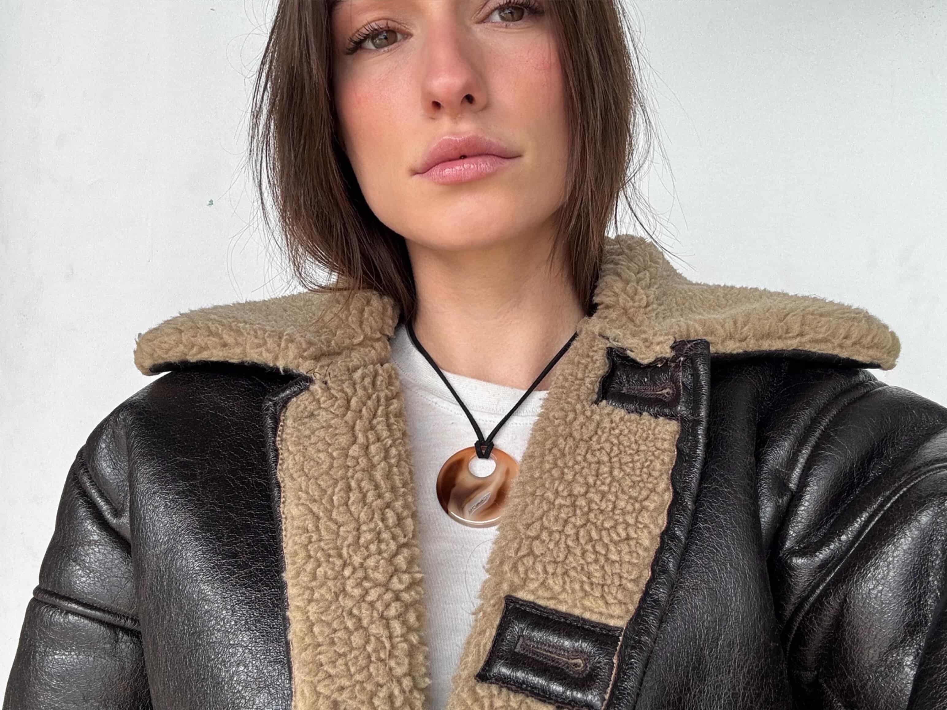 Noir Necklace Stone