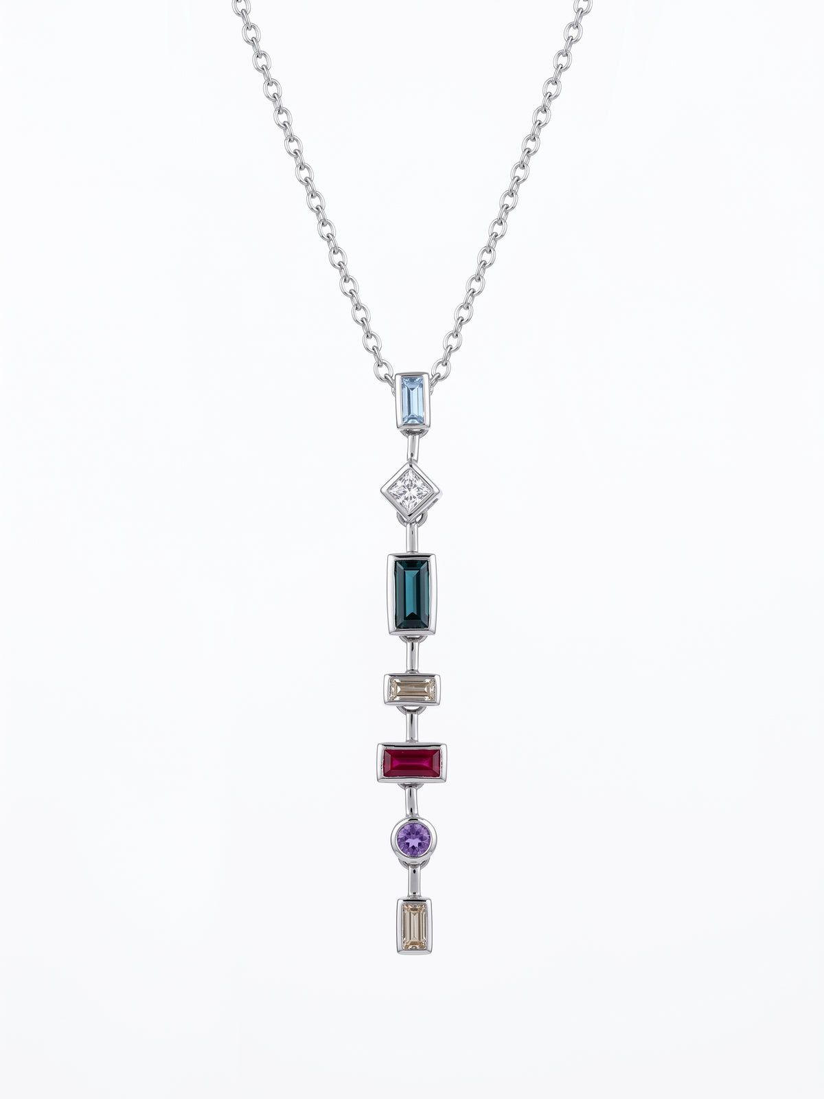 BONBON SILVER NECKLACE